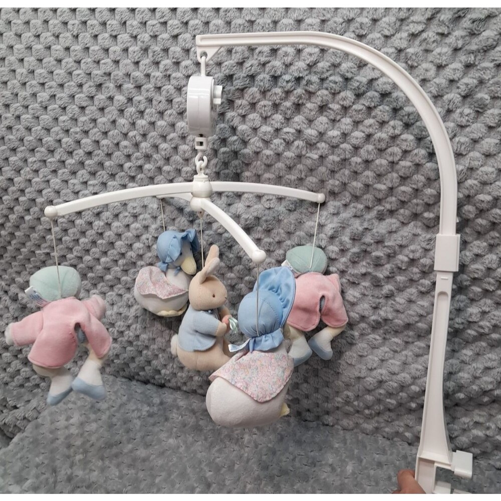 VTG Peter Rabbit And Friends Musical MobileWorks Eden Baby Nursery Lullaby Crib